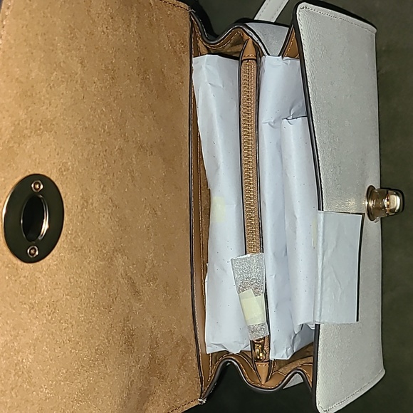 SOLD Coach Tilly Top Handle in Winter White/Chalk - Picture 5 of 10